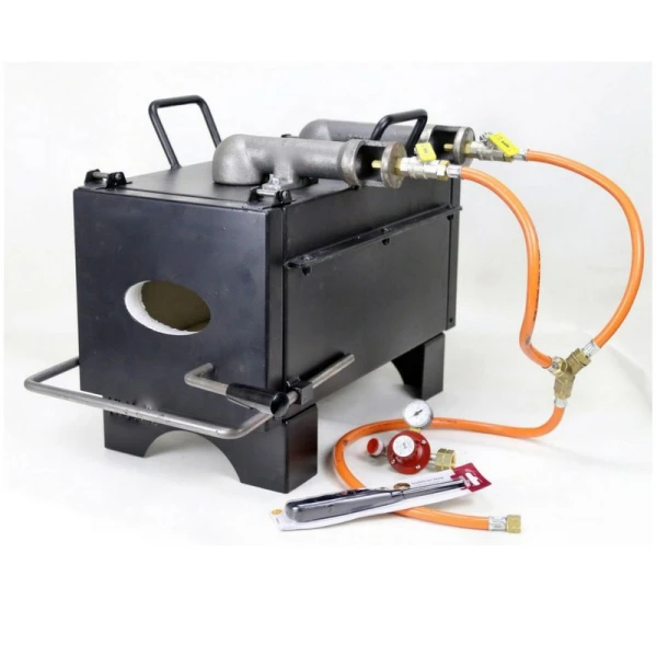 Smeedoven 1200 °C Model 6.2 NE (2 branders) Afbeelding is de oude variant